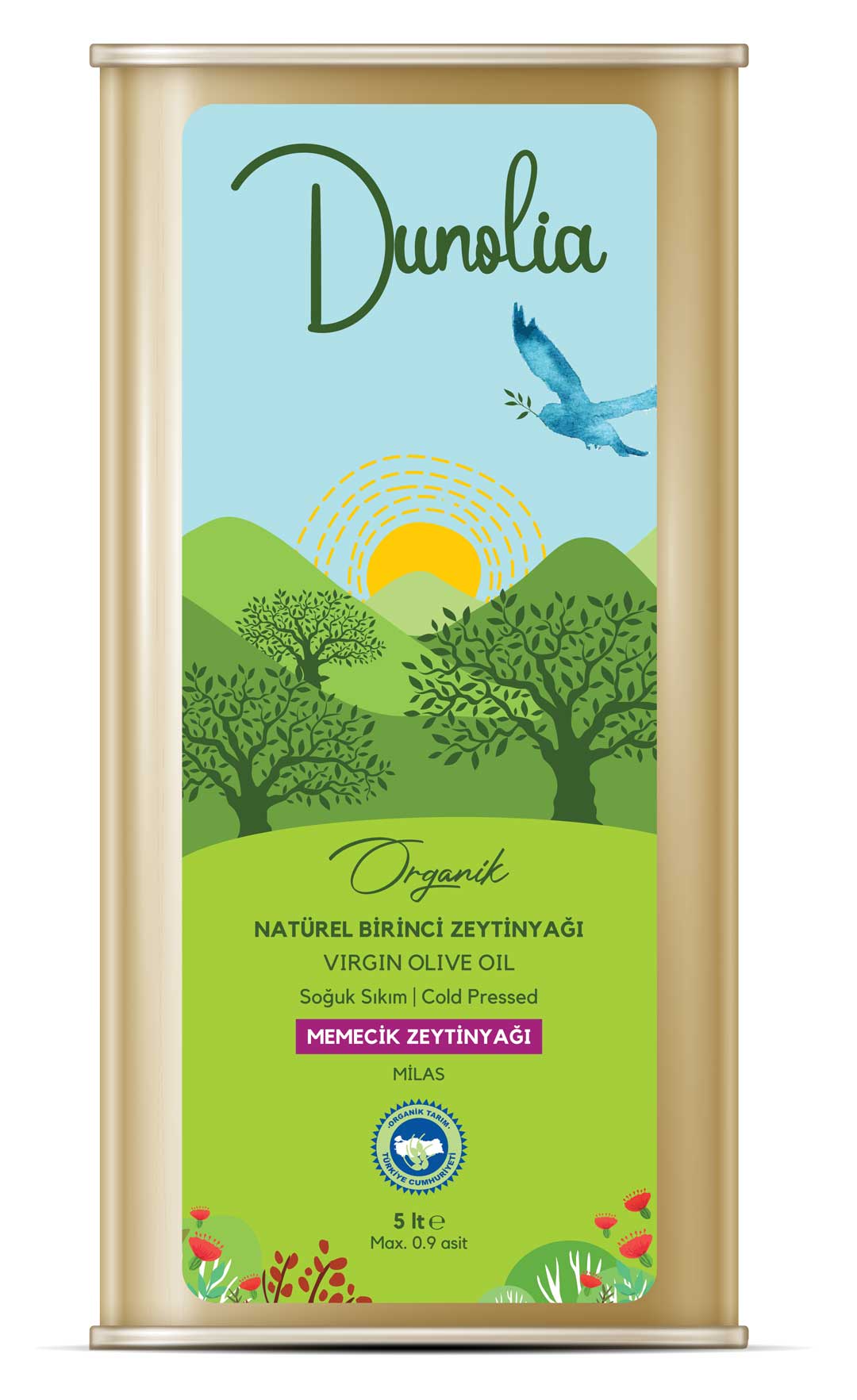 Organik Memecik Natürel Birinci Zeytinyağı 5 LT - Görsel 2