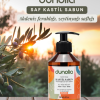 Dunolia Zeytinyağlı Kastil Sıvı Sabun Bergamot Kokulu Hassas Ciltler Egzama Kuruluk Nemlendirici Arındırıcı Vegan El Yüz Vücut 250 ml
