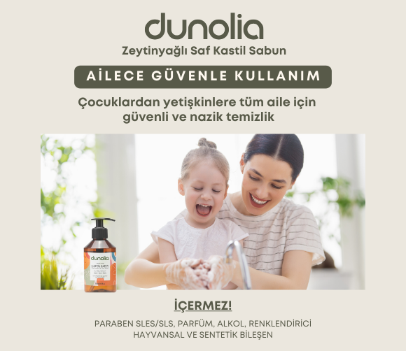 Dunolia Zeytinyağlı Kastil Sıvı Sabun Bergamot Kokulu Hassas Ciltler Egzama Kuruluk Nemlendirici Arındırıcı Vegan El Yüz Vücut 250 ml - Görsel 5
