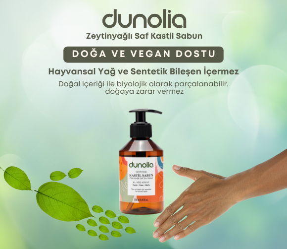 Dunolia Zeytinyağlı Kastil Sıvı Sabun Hassas Ciltler Egzama Kuruluk Nemlendirici Arındırıcı Vegan El Yüz Vücut 250 ml - Görsel 8